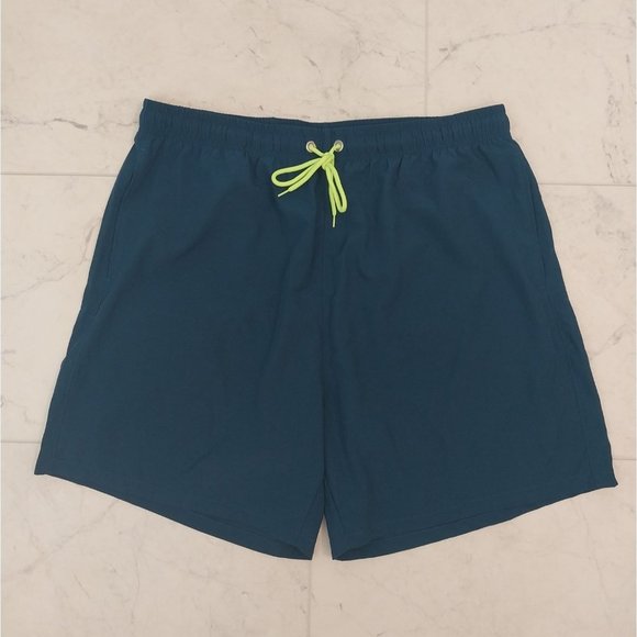 SILKWORLD Men's Swim Trunks Quick Dry Shorts Zip Pockets Sz XXL - Picture 1 of 12